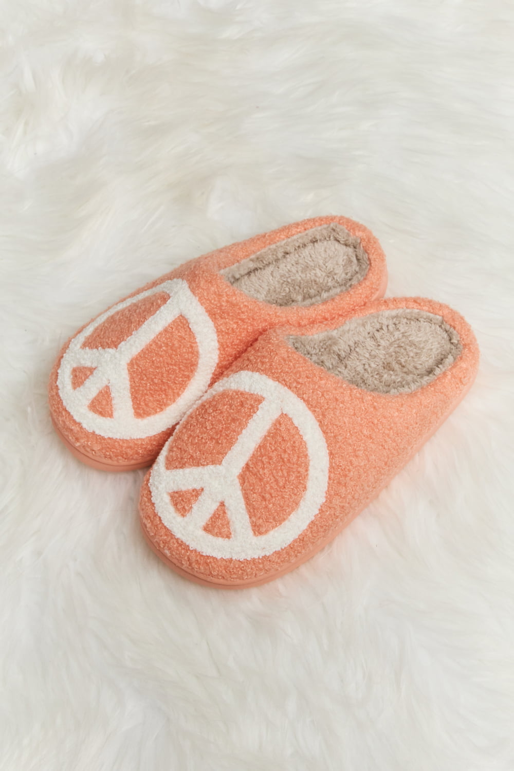 Melody Printed Plush Slide Slippers