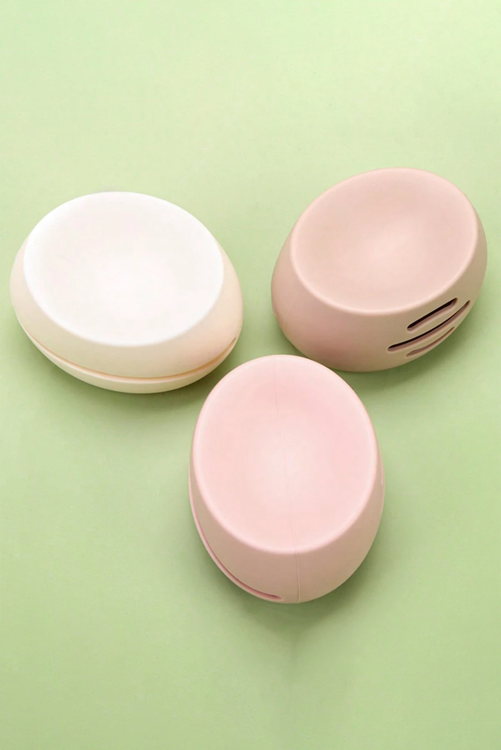 Light Pink Makeup Sponge Organizer